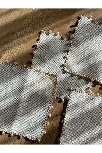 tubaatasarim İncili Sunum Peçetesi 14*14( 6 Adet )