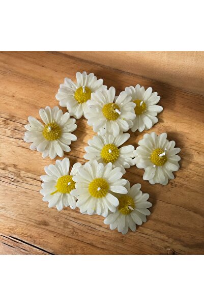 Bernami Pinterest Plutajuća sveća Daisy 1 komad žuta bela mirisna sveća