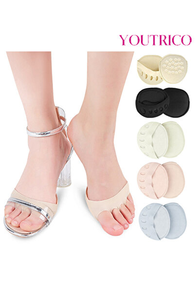 Youtrico جوارب نسائية غير مرئية بخمسة أصابع للأحذية ذات الكعب العالي: قابلة ل...