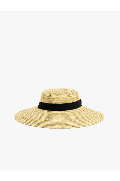Koton Straw Hat with Band Detail