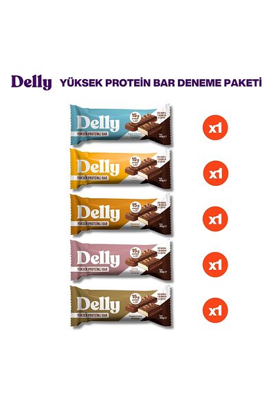 Delly 5 Protein Bar Trial Pack
