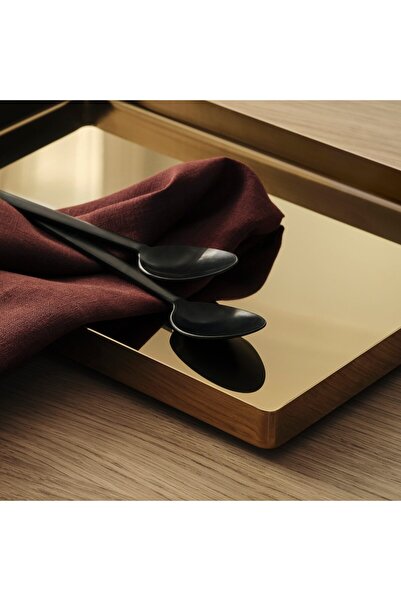 Stockholm 2025 Tray, brass-colour, 28 x 20 cm