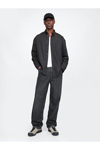 GAP Erkek Lacivert UltraSoft Baggy Jean Pantolon