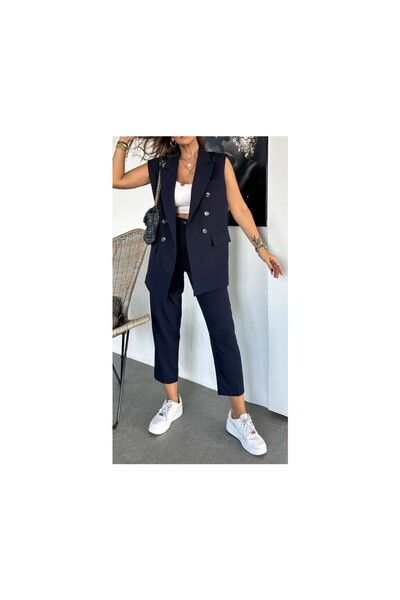 Butik Yelek Pantolon İkili Takım