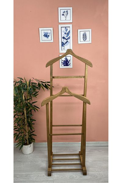 ADALI Double Peak Brown Mute Butler Hanger