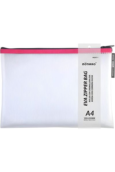 MOTARRO EVA Zipper Bag: Durable Storage for Your Essentials (A4)