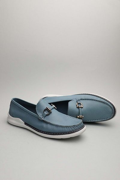 Gondol Loafer clasic pentru bărbați din piele naturală albastru 41 ttx.60129