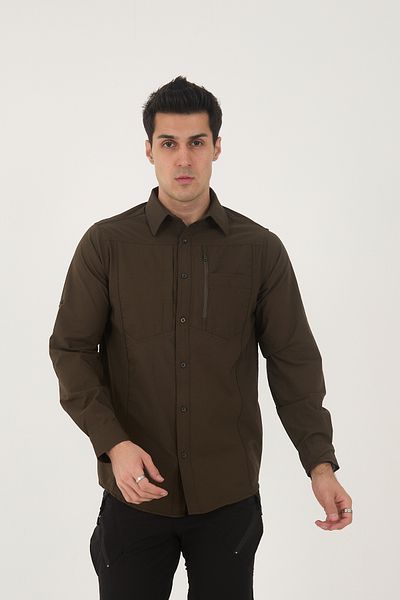 Camp Scoutland Camp365 Outdoor Tactical Άνετο και βολικό ανδρικό πουκάμισο Tactical Khaki με απαγωγή νερού