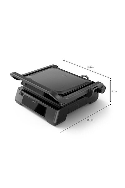 Philips Gratar ηλεκτρικό Philips Seria 7000 HD6307/70 Contact Grill, 2200 W, 220 C, Tava detasabila