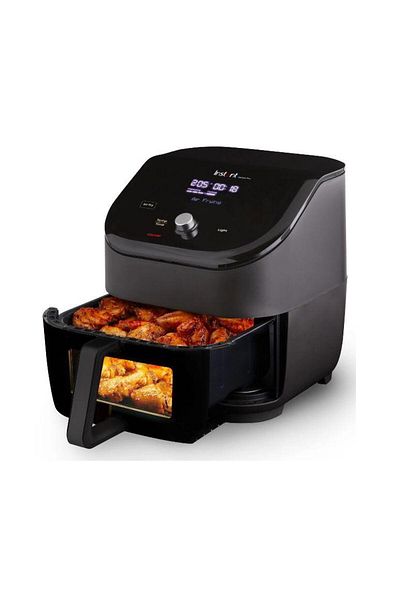 Instant Pot Friteuza cu aer cald Instant Pot Vortex Plus 6 Clear Cook, Ecran digital, Cos detasabil