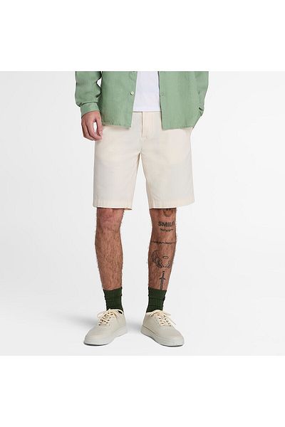 Timberland Ανδρικό σορτς Claremont Poplin Chino Κοντό ανοιχτό μπεζ σορτς