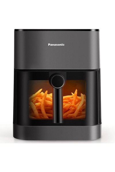 PANASONIC Friteuza cu aer cald Panasonic NF-CC500SXE, functie abur, fereastra vizualizare, debit aer 360