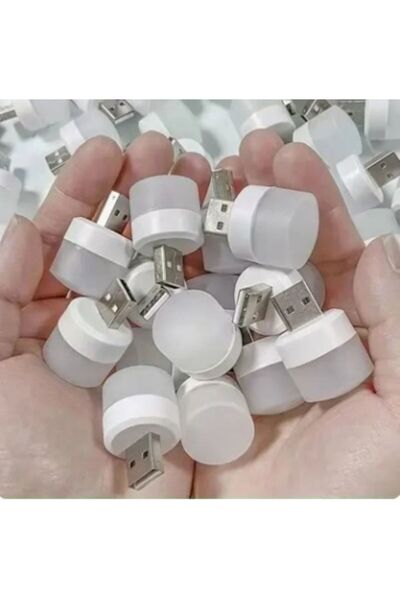 OEM 4 Adet Mini Usb Taşınabilir Led Ampul Gece Lambası Çocuk Odası ve Koridor...