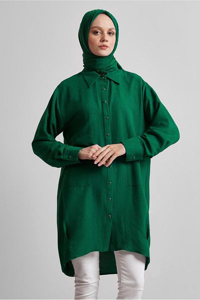Alvina Shirt Collar Tunic 45325