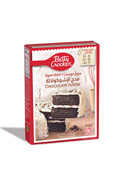 BETTY CROCKER كيكة فادج الشوكولاتة سوبر مويست ٥٠٠ غرام