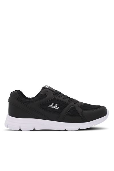 Slazenger Pantofi casual cu șireturi cu talpă confortabilă, alb, negru, pentru bărbați