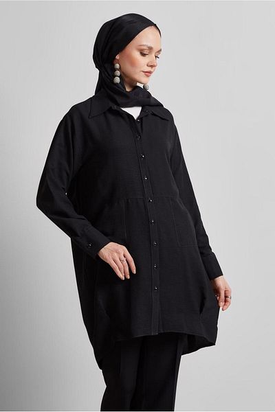 Alvina Shirt Collar Tunic 45325