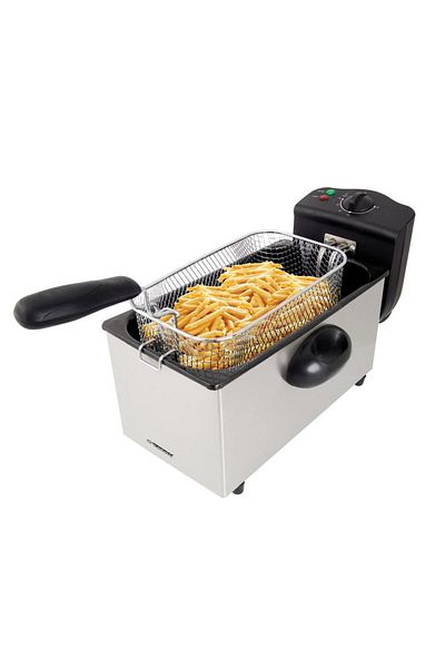 ESPERANZA Friteuza cu ulei Esperanza EKG010 Deep Fryer, 2000 W, 3 l (Argintiu)