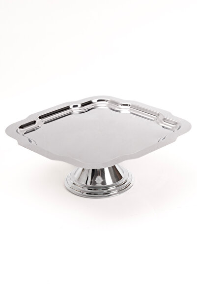 Aslı Hediyelik Lüx Papatya Gümüş Ayaklı Kek, Pasta, kurabiye,Tatlı, ikramlık, Çeyizlik Sunum Servis Standı