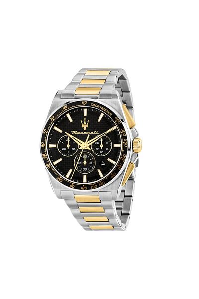 Maserati R 8873652003   Steel Cord Steel Case 10 Atm Water Resistant Metallic-Gold Color Men's Wristwatch