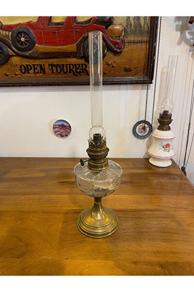 Empressco Beyaz antika gaz lambası, şık ve zarif dekoratif aydınlatma ürünü