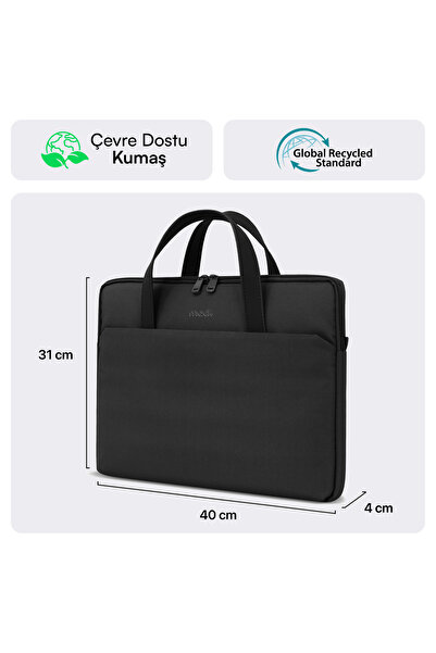 Mack MCE-1511 حقيبة نوت بوك نوفا إيكو مقاس 15.6 بوصة باللون الأسود