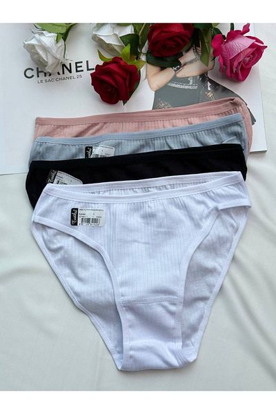 Tutku Model de bikini din 3 piese din elastan de culoare solidă