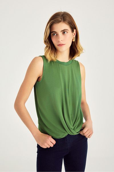 Naramaxx Twisted Front Knitted Blouse