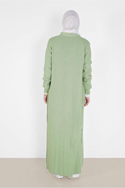 Alvina Buttoned Split Detail Knit Cardigan 42113