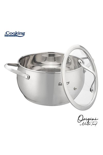 Heinner Heinner Stainless Steel Semi-Pot HR-RW-T033, NICOLAI TAND, 20 x 11 cm, 3.3 L
