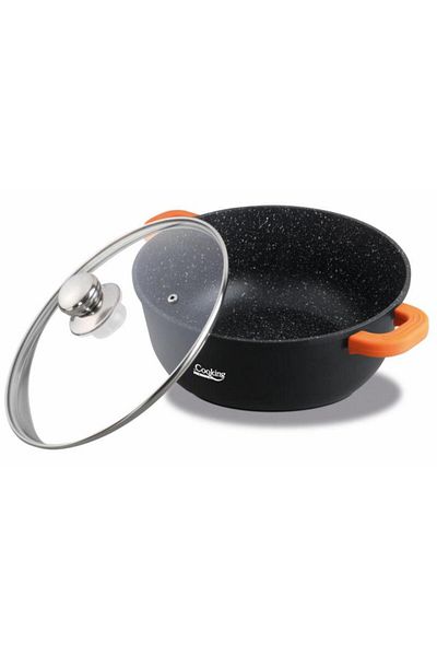 Heinner Heinner HR-SCO-A0320A cast aluminum casserole, 20 x 8.5 cm, 2.3 L (Black)
