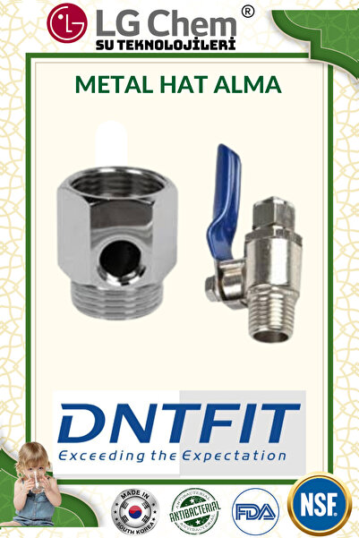 ligth gastro LİGTH GASTRO DNT FITTINGS ÇELİK HAT ALMA SETİ 2 PARÇA. SU ARITMA...