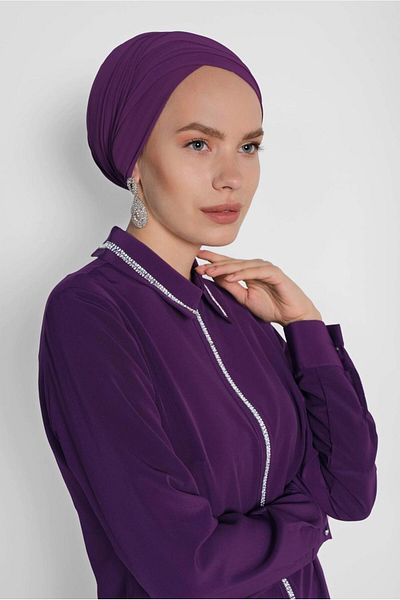 Alvina 4161 Model Stone Embroidered Tunic