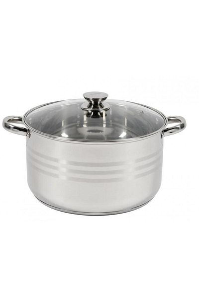 Heinner Oala cu capac Heinner HR-HJ-12, 30 x 17 cm, 12 L (Argintiu)