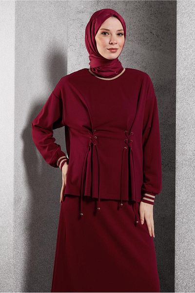 Alvina Bluz 45211 with Lace Detail