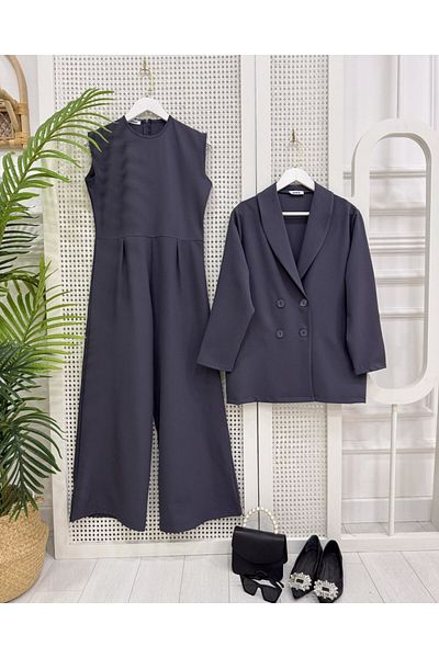 onix Livoni Jacketed Jumpsuit Suit Smoked