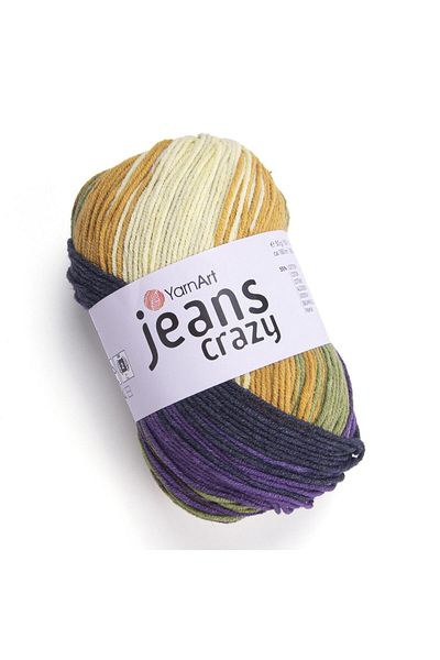 Yarnart Jeans Crazy - Ebruli - 8220 - 4 Pcs