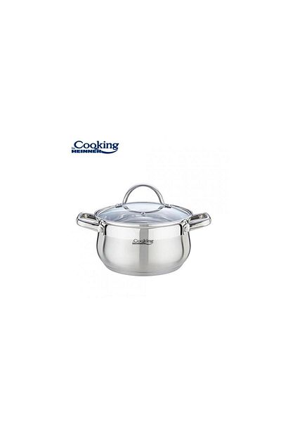 Heinner Heinner Amira HR-MSF-047 saucepan with lid, 22 x 12.5 cm, 4.7 L (Stainless Steel)