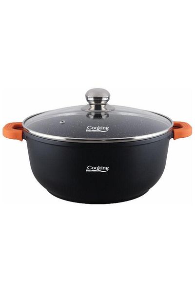 Heinner Heinner HR-SCO-A0336A cast aluminum casserole, 13.5 L, 36 x 16 cm (Black)