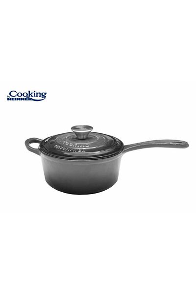 Heinner HEINNER HR-ZVC-C19 MARBLE GREY saucepan, enameled cast iron, 19 X 9 CM, 1.8 L, with lid