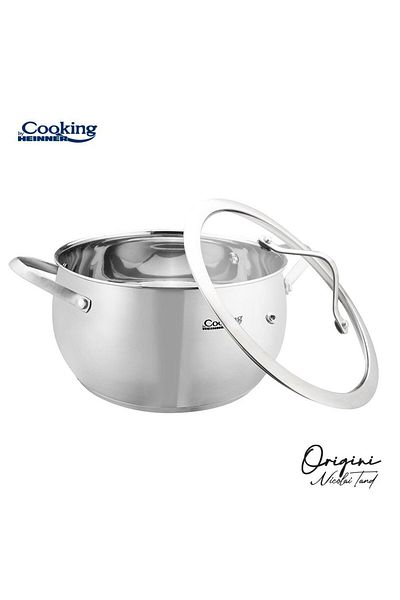 Heinner Heinner Stainless Steel Semi-Pot HR-RW-T043, NICOLAI TAND, 22 x 11.5 cm, 4.3 L