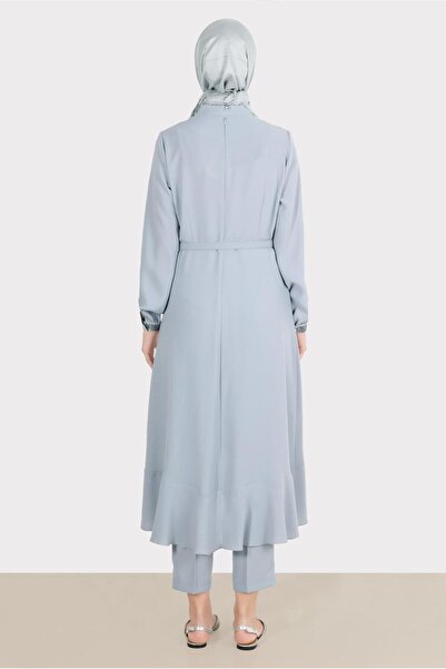 Alvina Stone Detailed Pants Set 30260