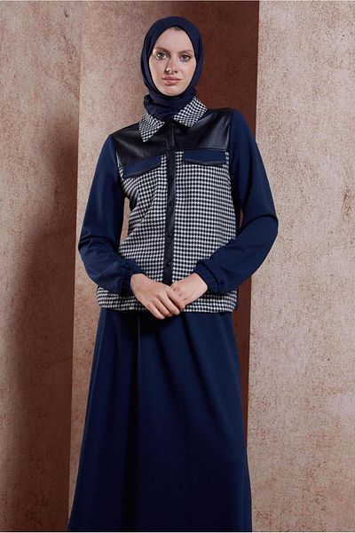 Alvina 44184 Model Set de fuste cu model Houndstooth
