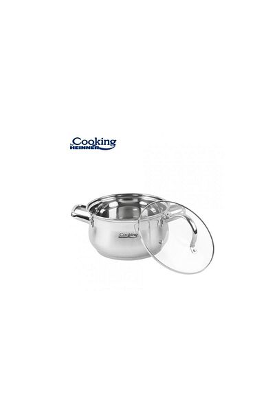 Heinner Heinner Amira HR-MSF-047 saucepan with lid, 22 x 12.5 cm, 4.7 L (Stainless Steel)