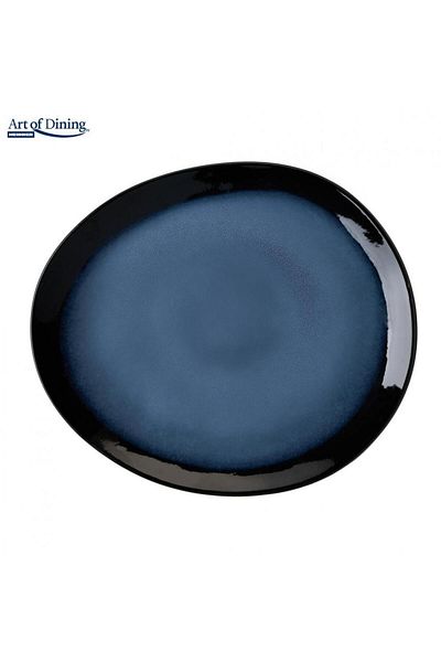 Heinner Set of 4 oval ceramic plates Heinner HR-LH-FO284, SERENITY, 28 cm