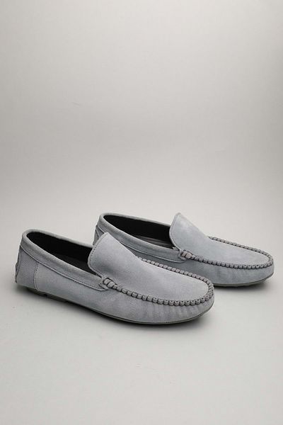 Gondol Loafer clasic pentru bărbați din piele naturală Ice Blue 41 ttx.60147