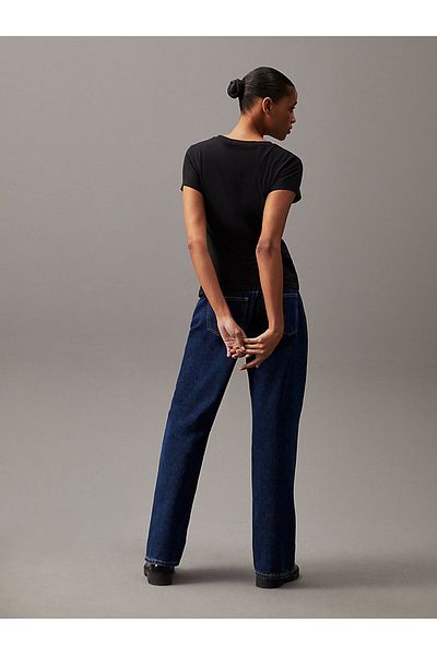Calvin Klein Černé dámské tričko Crew Neck J20j220253beh