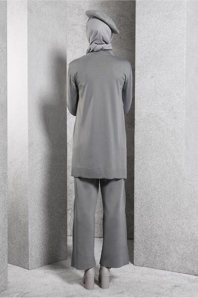 Alvina Fur Detailed Pants Knitwear Set 44950