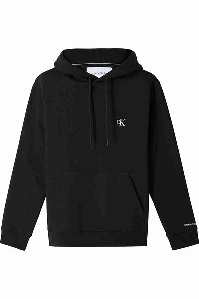 Calvin Klein Мъжки черен суичър с качулка Ck Essential Regular Hoodie