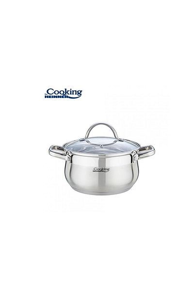 Heinner Heinner Amira HR-MSF-036 saucepan with lid, 20 x 11.5 cm, 3.6 L (Stainless Steel)